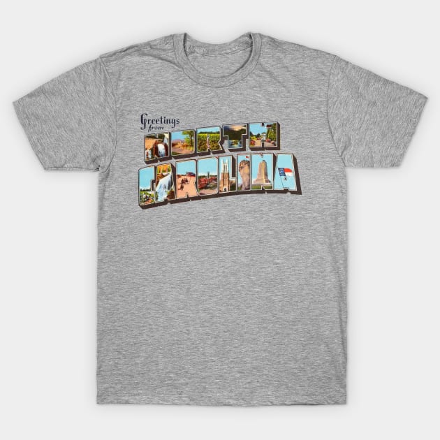 Greetings from North Carolina T-Shirt by reapolo